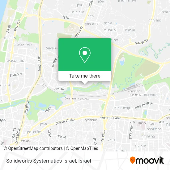 Solidworks Systematics Israel map