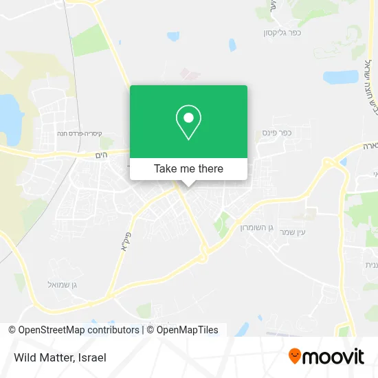 Wild Matter map