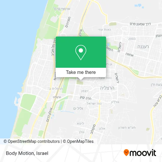 Body Motion map