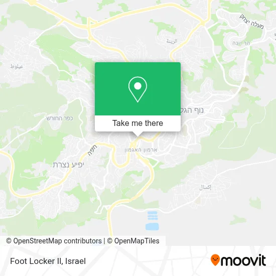 Foot Locker Il map