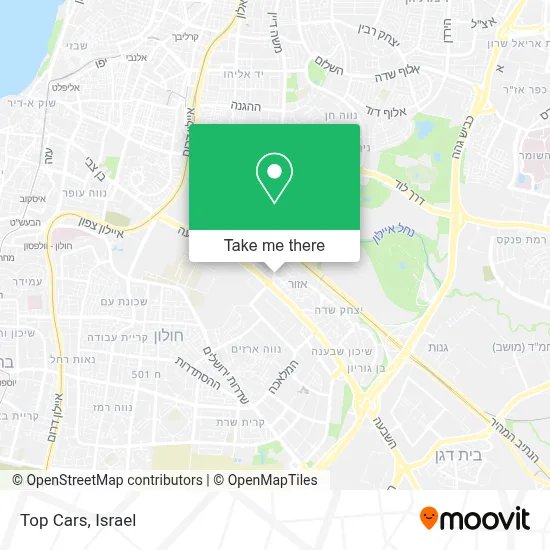 Top Cars map