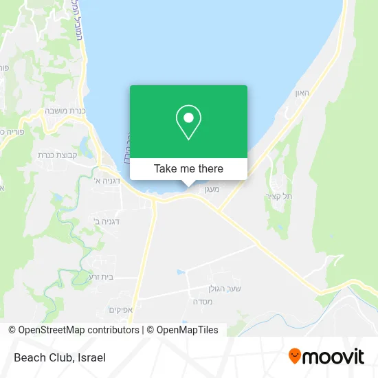 Beach Club map