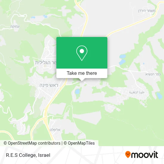 R.E.S College map