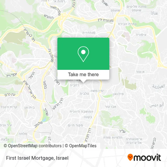First Israel Mortgage map