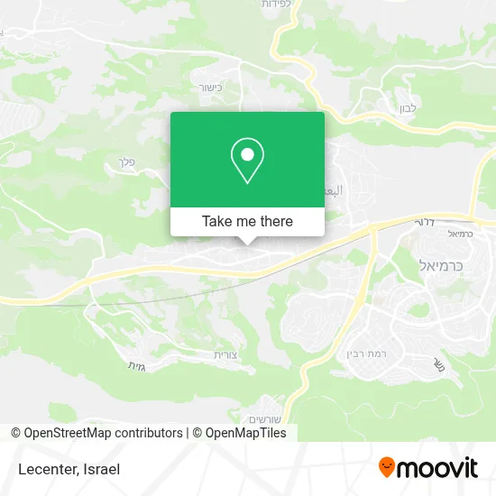 Lecenter map