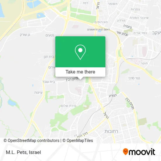 M.L. Pets map