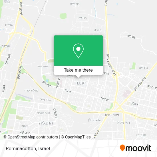 Rominacotton map