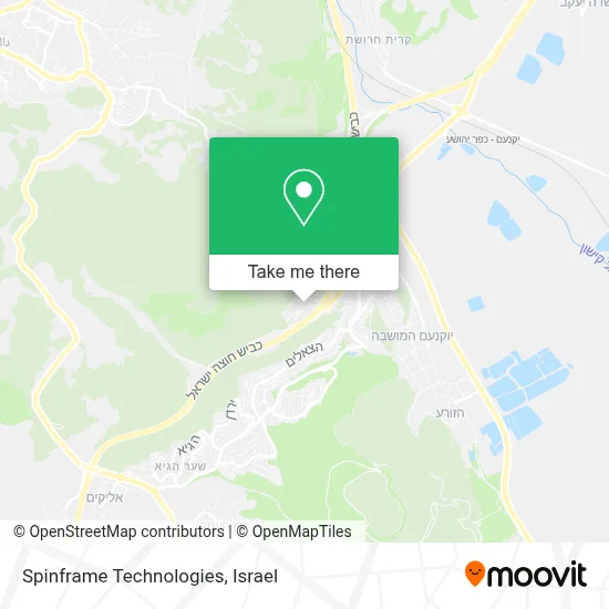 Spinframe Technologies map