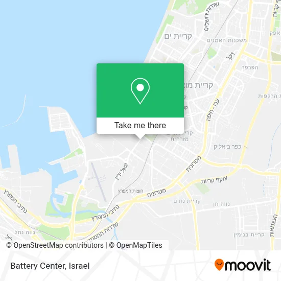 Battery Center map