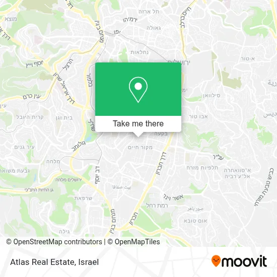 Atlas Real Estate map