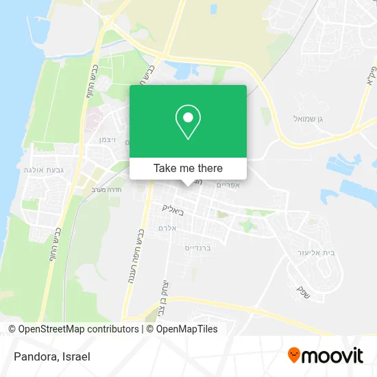 Pandora map
