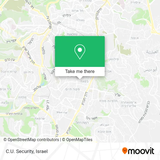 C.U. Security map