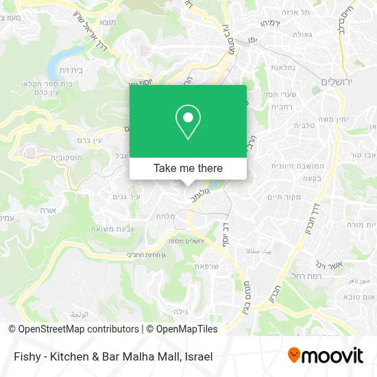 Fishy - Kitchen & Bar Malha Mall map
