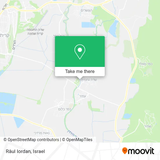 Râul Iordan map