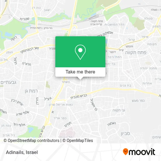 Adinails map