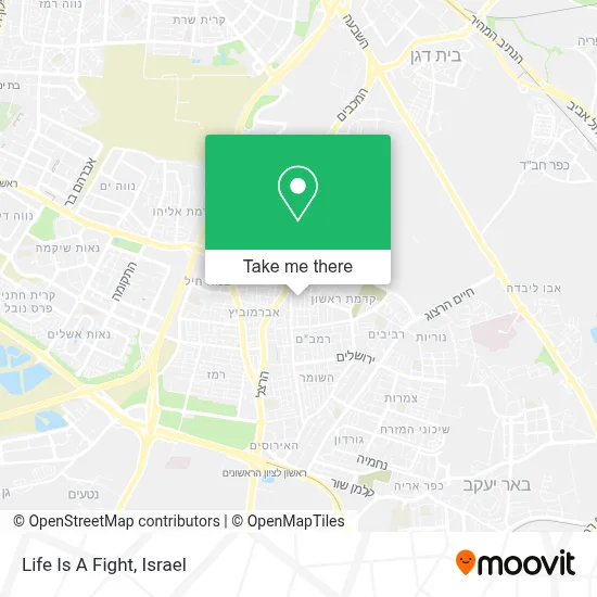 Life Is A Fight map