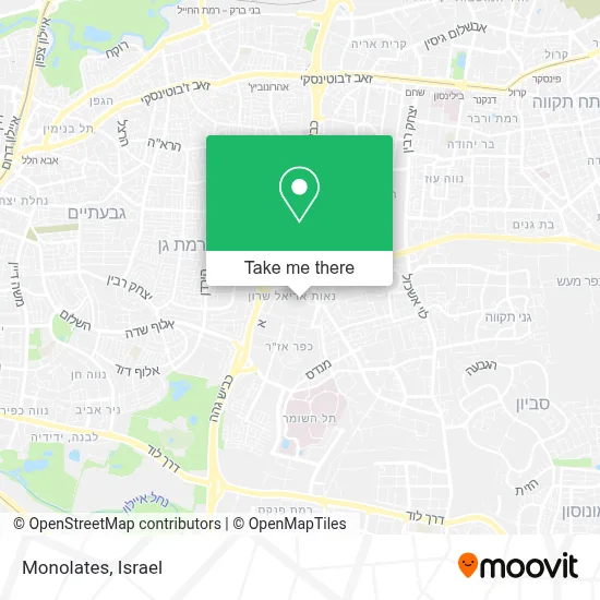 Monolates map