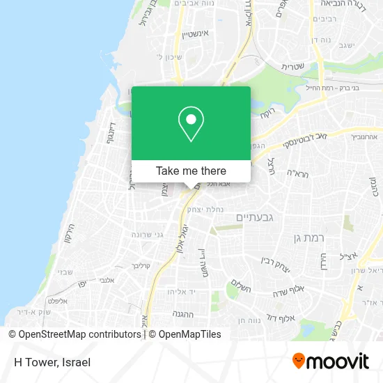 H Tower map