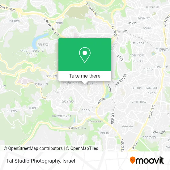 Tal Studio Photography map