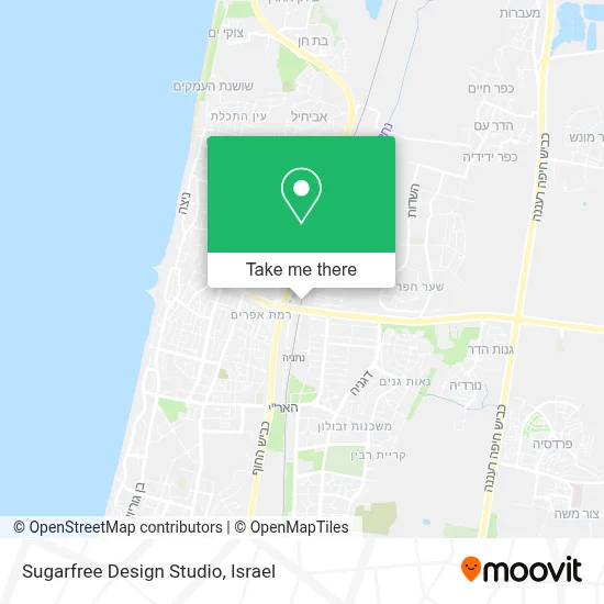 Sugarfree Design Studio map