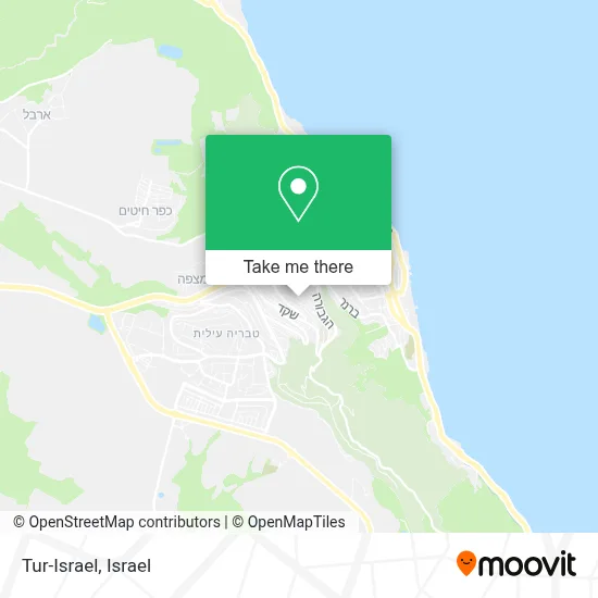 Tur-Israel map