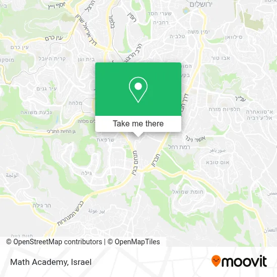 Math Academy map