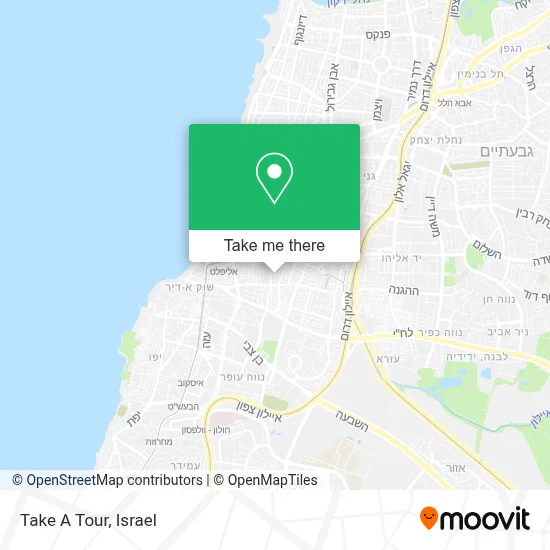 Take A Tour map