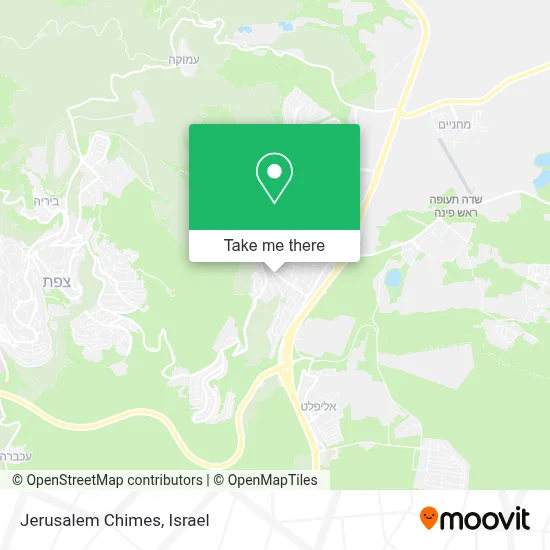 Jerusalem Chimes map