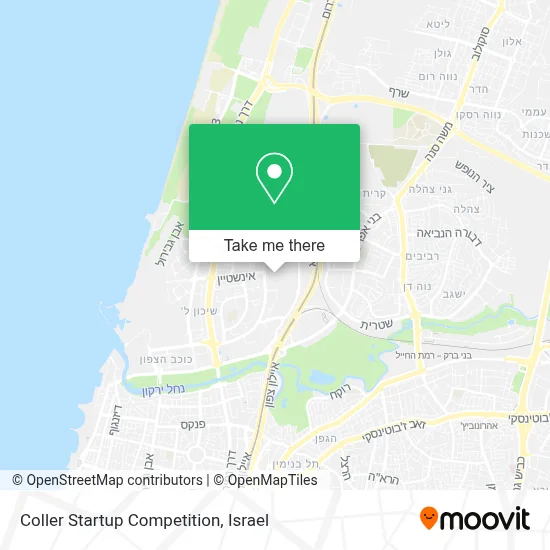 Coller Startup Competition map