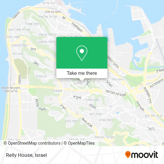 Relly House map