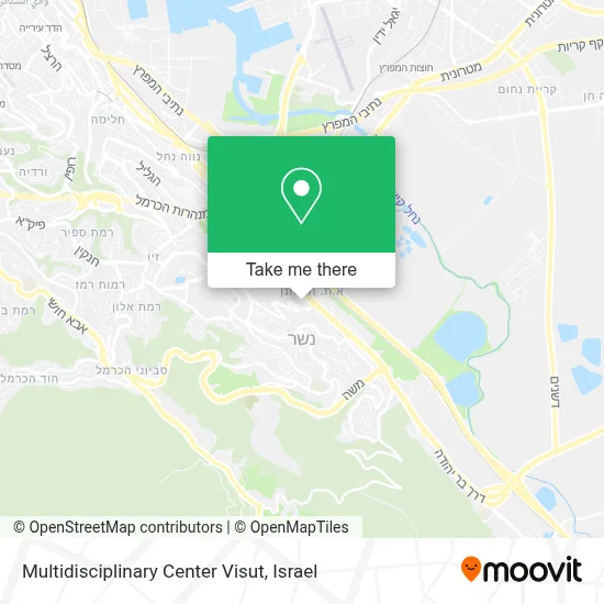 Multidisciplinary Center Visut map