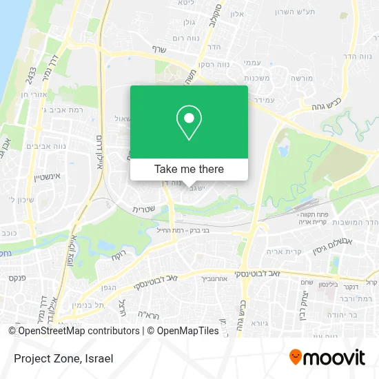 Project Zone map