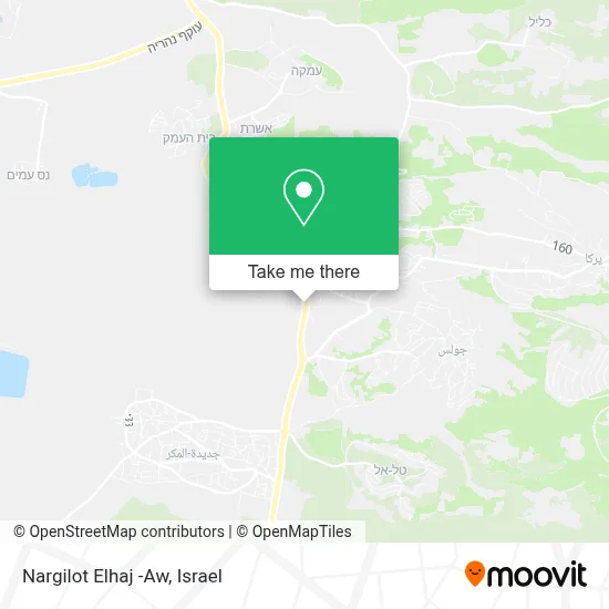 Nargilot Elhaj -Aw map