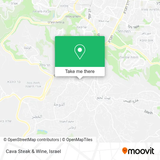 Cava Steak & Wine map