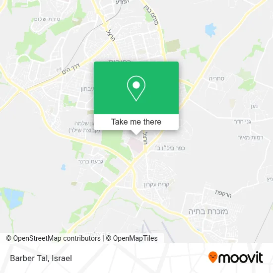 Barber Tal map