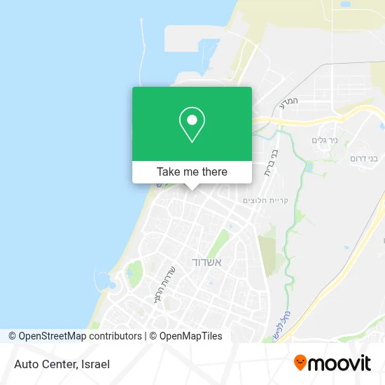 Auto Center map