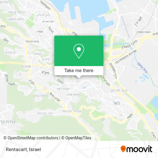 Rentacart map