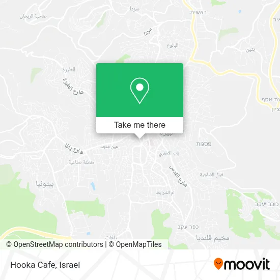 Hooka Cafe map