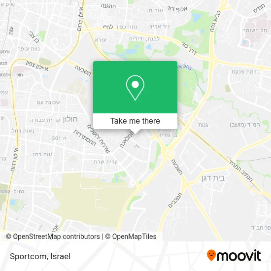 Sportcom map