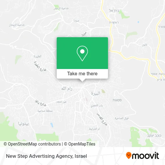 New Step Advertising Agency map