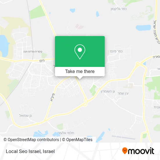 Local Seo Israel map