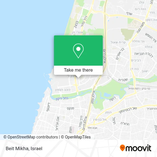 Beit Mikha map