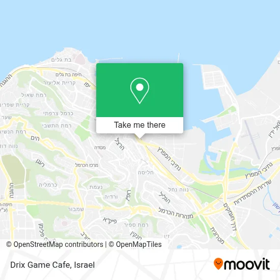 Drix Game Cafe map