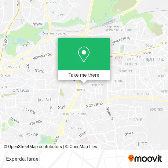 Experda map