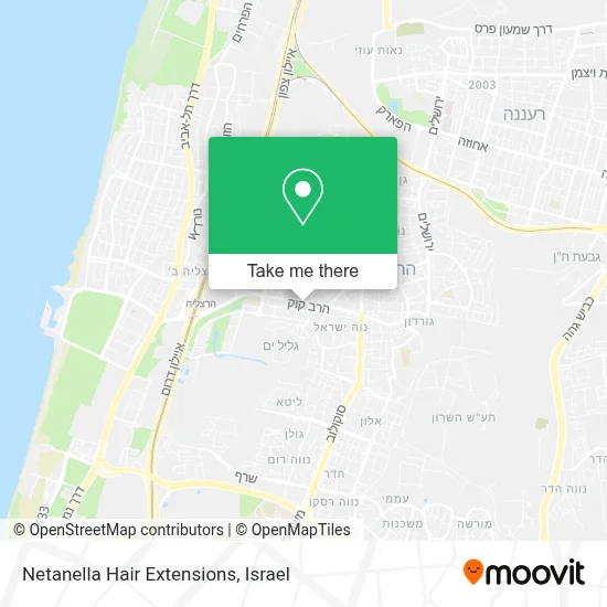 Netanella Hair Extensions map