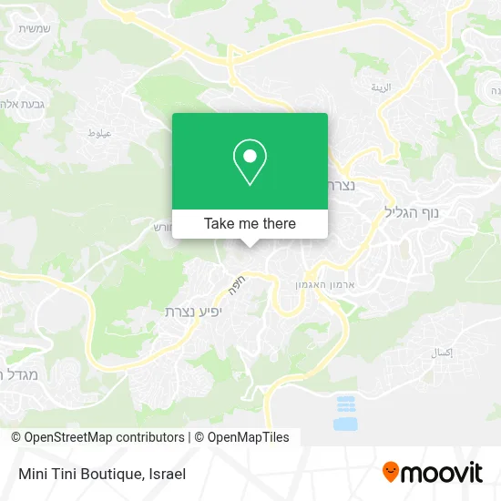 Mini Tini Boutique map