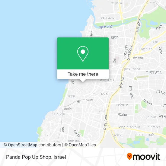 Panda Pop Up Shop map