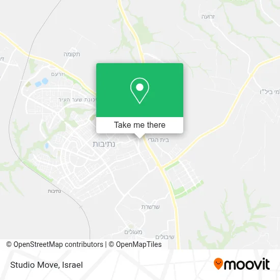 Studio Move map