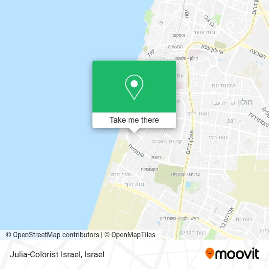 Julia-Colorist Israel map