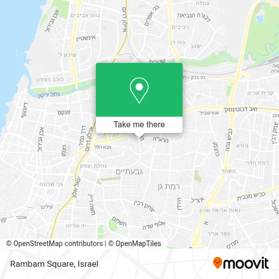 Rambam Square map